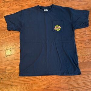 Old Row Navy Blue Graphic Pocket Tee